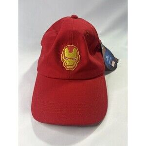 Culturefly Marvel Avengers Ironman Red Strap Back Hat New